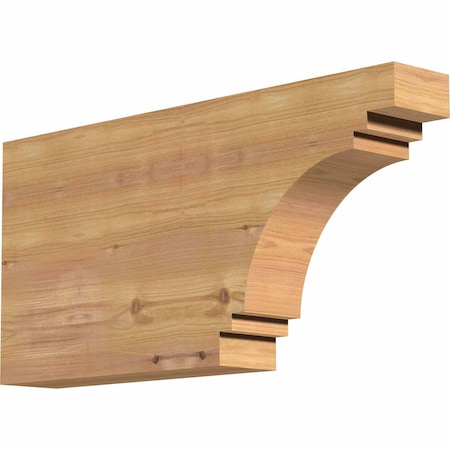Ekena Millwork Pescadero Smooth Rafter Tail, Western Red Cedar, 3 1/2"W x 12"H x 24"L RFT04X12X24PEC00SWR